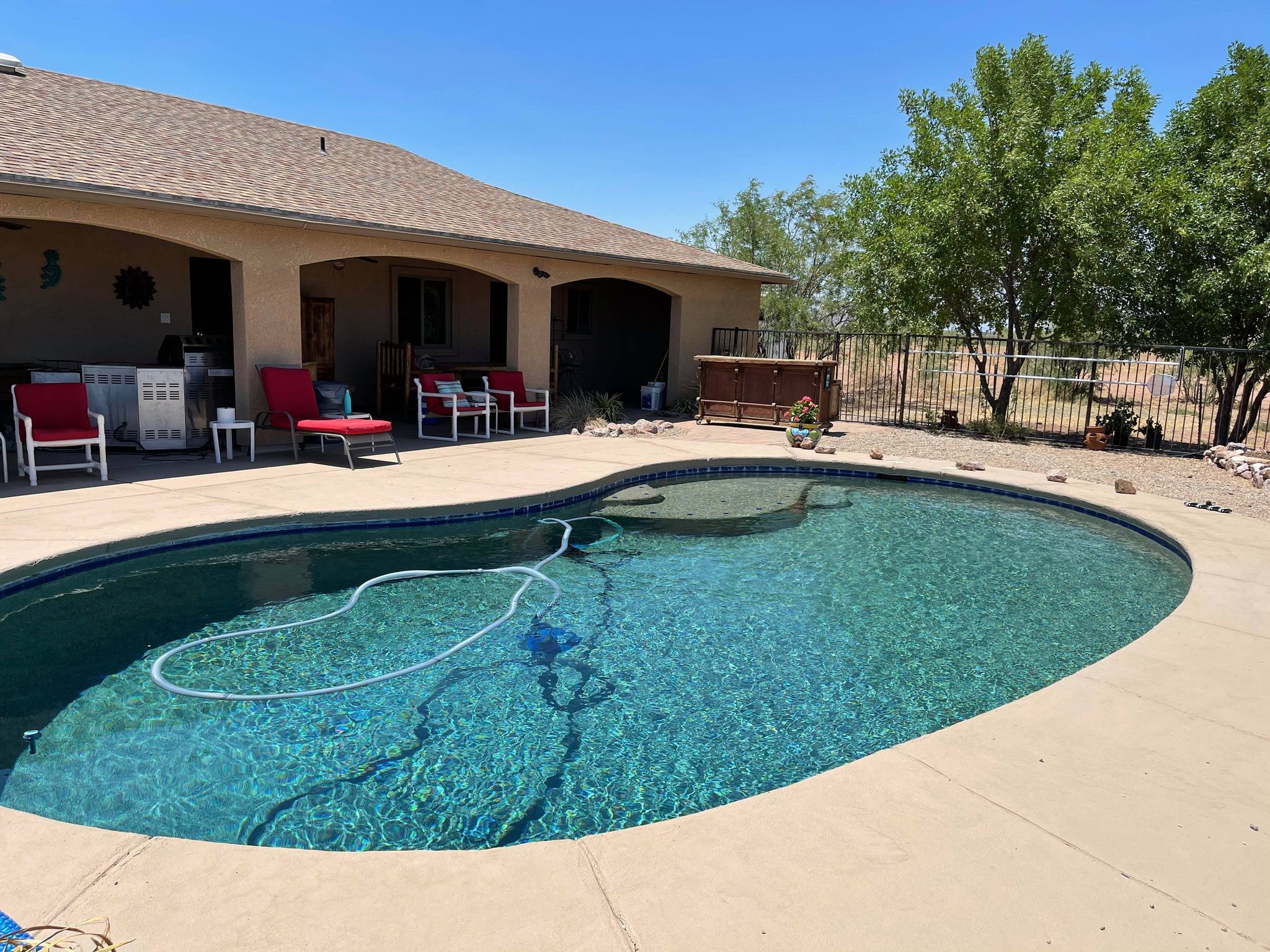 Pool at Peace and Plenty Ranch
